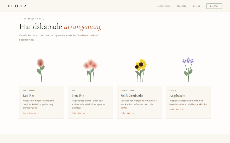 FLORA arrangemang