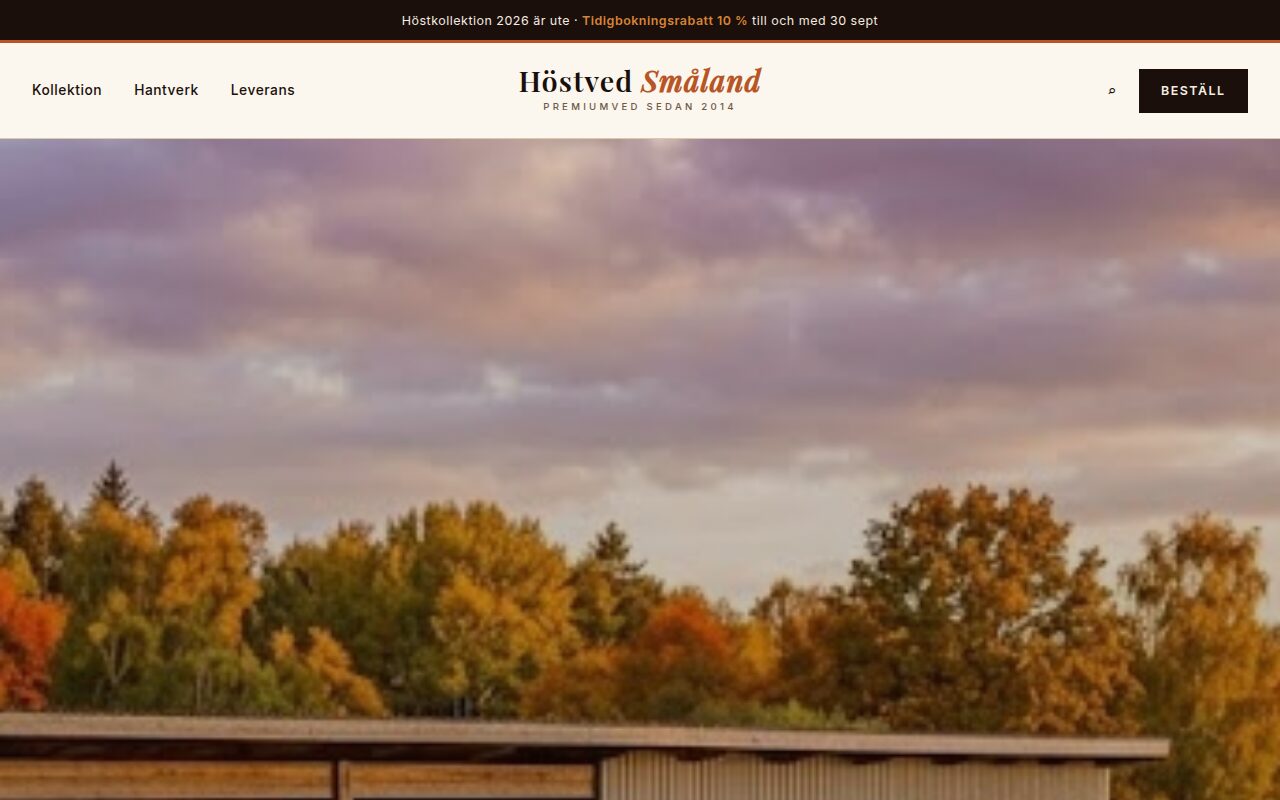 Höstved Småland hero