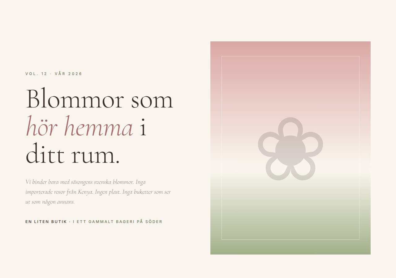Kvarter Florist sektion 3