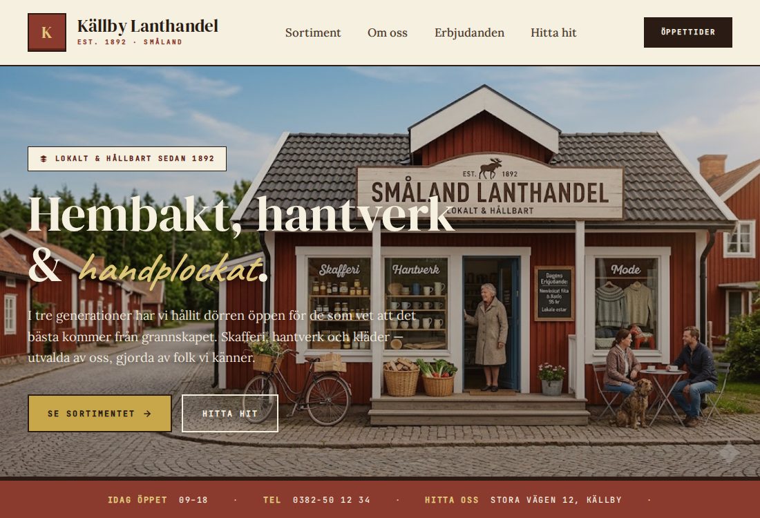Källby Lanthandel top